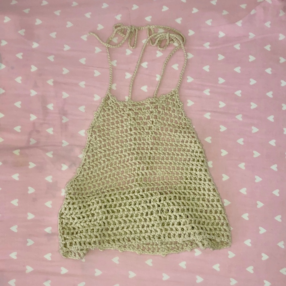 Fashion Nova Summer Beach Halter Crop Top